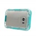 Samsung Galaxy S7 Edge - Waterproof Shockproof Dirtproof Snowproof IP-26 Standard Hard Protective Phone Cover - Light Blue